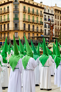 Zaragoza. Saragossa. Aragon. Spain.  Processions of the Easter Holy Week