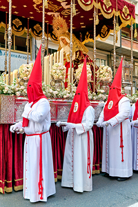 Zaragoza. Saragossa. Aragon. Spain.  Processions of the Easter Holy Week