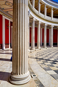 Visit to Zappeio Hall in Athens Greece during a conference event