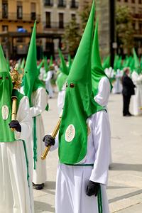 Zaragoza. Saragossa. Aragon. Spain.  Processions of the Easter Holy Week