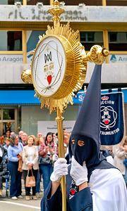 Zaragoza. Saragossa. Aragon. Spain.  Processions of the Easter Holy Week