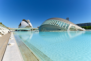 Visit to the city of arts and sciences in valencia spain