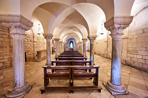 Apulia Puglia Italy. Trani. Basilica Cattedrale Beata Maria Vergine Assunta dedicated to Saint Nicholas