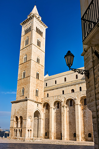 Apulia Puglia Italy. Trani. Basilica Cattedrale Beata Maria Vergine Assunta dedicated to Saint Nicholas