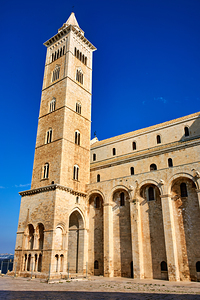 Apulia Puglia Italy. Trani. Basilica Cattedrale Beata Maria Vergine Assunta dedicated to Saint Nicholas