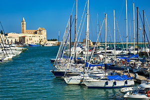 Apulia Puglia Italy. Trani. The seaport