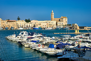 Apulia Puglia Italy. Trani. The seaport