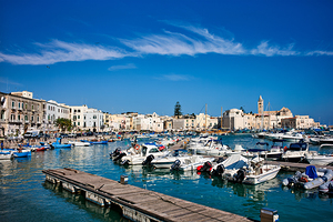 Apulia Puglia Italy. Trani. The seaport