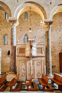 Apulia Puglia Italy. Bari. The Cathedral of Saint Sabinus