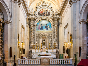 Apulia Puglia Salento Italy. Lecce. Santa Chiara church