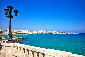 Apulia Puglia Salento. Italy. Otranto. The sea shore