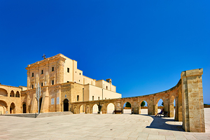 Salento. Apulia Puglia Italy. Santa Maria di Leuca. Santuario di Santa Maria de Finibus Terrae