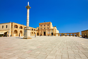 Salento. Apulia Puglia Italy. Santa Maria di Leuca. Santuario di Santa Maria de Finibus Terrae