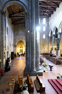 Arezzo Tuscany Italy. Santa Maria della Pieve church
