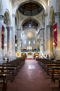 Arezzo Tuscany Italy. Santa Maria della Pieve church