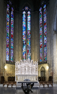 Arezzo Tuscany Italy. The Cathedral Cattedrale dei Santi Pietro e Donato
