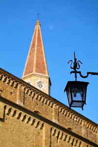 Arezzo Tuscany Italy. The Cathedral Cattedrale dei Santi Pietro e Donato