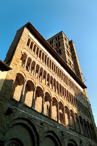 Arezzo Tuscany Italy. Santa Maria della Pieve church