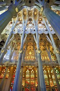 Barcelona. Catalonia. Spain. Basílica de la Sagrada Família