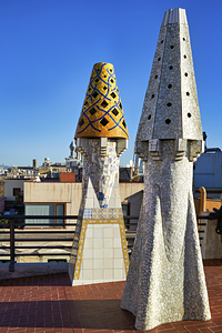Barcelona. Catalonia. Spain. Palau Guell by Gaudi