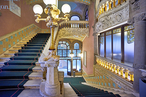 Barcelona. Catalonia. Spain. Palau de la musica catalana concert hall