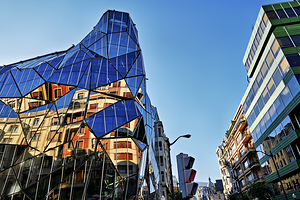 Bilbao Biscay Spain. Dpto. Sanidad Ledo Arteche. Modern building