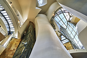 Bilbao Biscay Spain. The interiors of the Guggenheim Museum