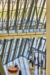 Bilbao Biscay Spain. The interiors of the Guggenheim Museum
