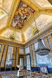 Caserta Campania Italy. The Royal Palace. The Hall of Mars