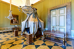 Caserta Campania Italy. The Royal Palace. The apartrment of King Joachim Murat