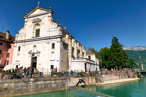 Annecy Haute Savoie France. Saint Francis de Sales church