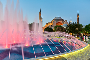 Istanbul Turkey. Hagia Sophia Grand Mosque