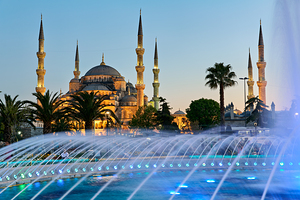 Istanbul Turkey. The Blue Mosque