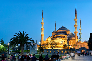 Istanbul Turkey. The Blue Mosque