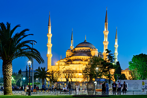 Istanbul Turkey. The Blue Mosque