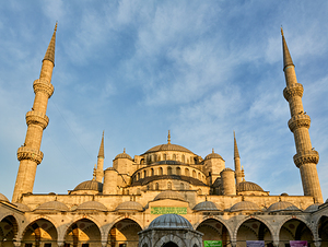 Istanbul Turkey. The Blue Mosque