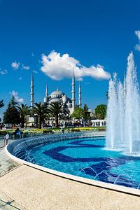Istanbul Turkey. The Blue Mosque