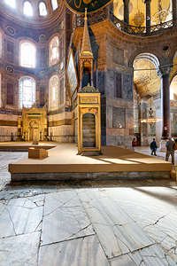 Istanbul Turkey. Hagia Sophia Grand Mosque