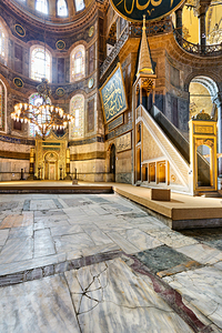 Istanbul Turkey. Hagia Sophia Grand Mosque