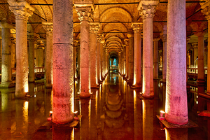 Istanbul Turkey. Basilica Cistern