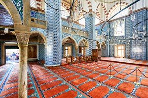 Istanbul Turkey. Rüstem Pasha Mosque