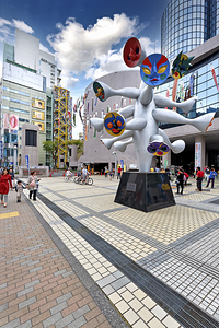 Japan. Tokyo. Modern Art at Shibuya District