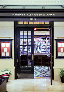 Batali and Bastianich gourmet Restaurant at Venetian Hotel Mall. Las Vegas Nevada USA