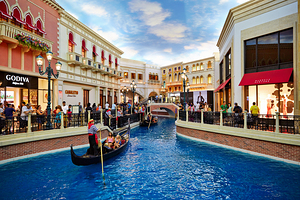 Little Venice at Venetian Hotel Mall. Las Vegas Nevada USA