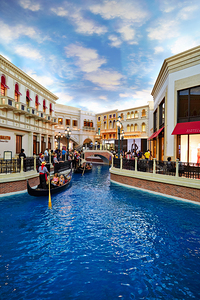Little Venice at Venetian Hotel Mall. Las Vegas Nevada USA