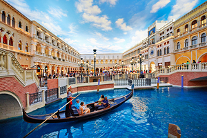Little Venice at Venetian Hotel Mall. Las Vegas Nevada USA