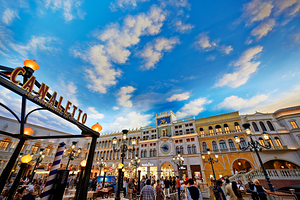 Little Venice at Venetian Hotel Mall. Las Vegas Nevada USA