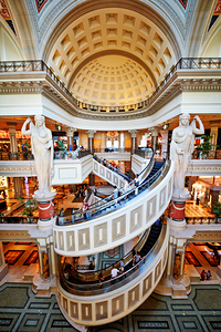 The Shopping Mall at Caesars Palace Hotel. Las Vegas Nevada USA