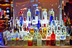 Pub at Bellagio Casino. Las Vegas Nevada USA