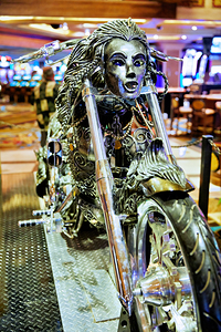 Bike Art. Treasure Island Casino. Las Vegas Nevada USA